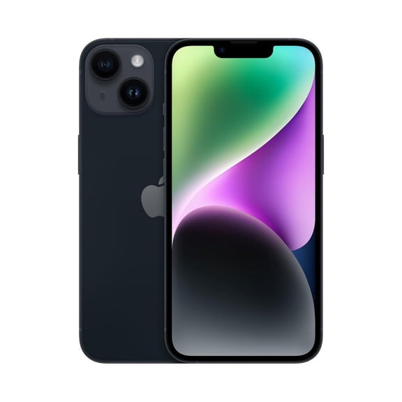 Pre-Owned Apple iPhone 14 Plus A2632 (Fully Unlocked) 128GB Midnight Bundle with Pre-Installed Tempered Glass