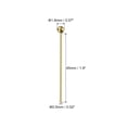 thumbnail image 2 of 100Pcs Gold Ball Head Pins 45mm Wire Head Pins 24 Gauge Brass Head Pins for DIY Craft Jewelry Making, 2 of 7