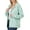 Light Green, variant on Womens Zipper Hoodie Sweat Jacket