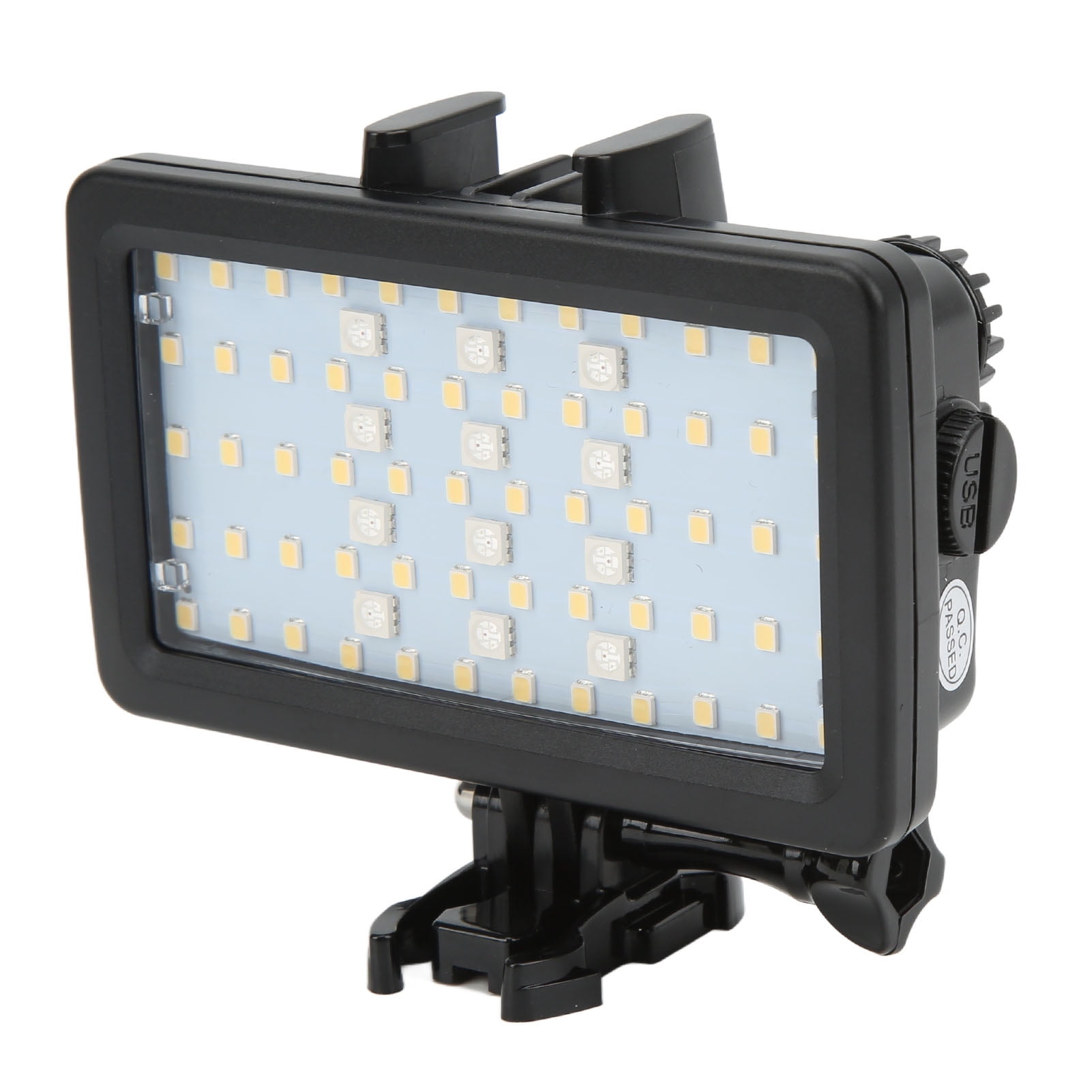 Diving Light, 5000k-6000k ABS 8 Lighting Modes Underwater Video Light 72 Lamp Beads For 9/7/6/5