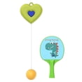 thumbnail image 3 of tredstone Indoor Hanging Table Tennis Trainer Self Workout Set Portable Button green 1 Paddle 29.7 x 24cm 1Set, 3 of 6