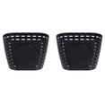 thumbnail image 1 of 2X Canasta de Bicicleta para Niños, Canasta de Plástico para Bicicleta con Manillar Delantero para Almacenamiento, Negro, 1 of 5