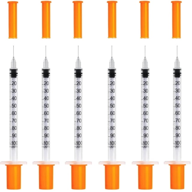 Suministros de laboratorio dispensadores desechables de 1 ml, 31 g, 8 mm, paquete de 50