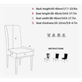 thumbnail image 5 of 6pcs Fundas Elásticas Protectoras De Silla Comedor Modelo Negro, 5 of 5