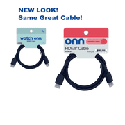 Onn. 4ft HDMI Cable, Black Color