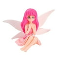 thumbnail image 2 of Flower Fairy Miniatures 4Pcs/Set Decorative Fly Wing Exquisite Artificial Flower Fairy Figurines Desktop Ornaments, 2 of 5
