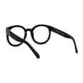thumbnail image 4 of Oversized Round Thick Horn Rim Clear Lens Fashion Eye Glasses Black, 4 of 4