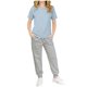 thumbnail image 1 of Conjunto de Pantalones de Dos Piezas con Pierna Flare Y Cintura Alta para Niñas, Vestido de Verano de Manga Corta en Ropa de Niños de Color Sólido, 1 of 6