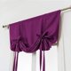 thumbnail image 3 of Zhuge Cortina opaca con lazo, aislante térmico, ajustable, para ventanas pequeñas, con bolsillo para barra (46" x 63", morado oscuro), 3 of 5