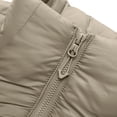 thumbnail image 6 of YgkuHd Men's Winter Hooded Windproof Thickened Puffer Jacket Solid Color Spliced Quilted Casual Zip Up Coat for Outdoor Daily Commute Wear, 6 of 7