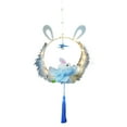 thumbnail image 1 of Bearachild Linterna de artesanía de Festival estilo chino luz patrón de Animal lindo lámpara colgante decoración herramienta de iluminación para el Artesanía Azul Pluma azul Bearachild HA073149-10, 1 of 6