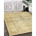 thumbnail image 2 of Ahgly Company Indoor Square Abstract Sun Yellow Abstract Area Rugs, 3' Square, 2 of 6