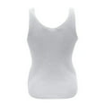 thumbnail image 5 of HAPIMO Women's Summer Tank Tops Solid Color Print Tops Ice Silk Knitting Camisole Sleeveless Shirts for Girls Casual Loose Fit Camis Vest V-Neck Blouse Sales White XL, 5 of 6