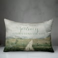 thumbnail image 3 of Creative Products May Your Journey Lead You Home 20 x 14 Spun Poly Pillow, 3 of 3