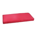 thumbnail image 4 of Sunbrella  Canvas Hot Pink Indoor/Outdoor Bench Cushion, Corded 57" x 24" x 2", 4 of 5