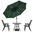 thumbnail image 4 of LeisureMod SUBL-9G Parasol de Terrasse Moderne en Acier avec LED et Tilt&44; Vert, 4 of 5