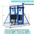 thumbnail image 2 of 880Lbs Electric Scaffolding Lift, 6.5FT Heavy Scaffold Platform, Equipped with Remote Control and Casters, Elevated Mobile Working Platform, For Decoration Warehouse Building Repairs, 2 of 10