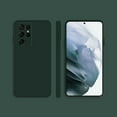 thumbnail image 2 of PANDACO Soft Shell Matte Forest Green Case for Samsung Galaxy S21 Ultra, 2 of 3
