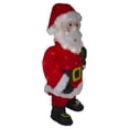 thumbnail image 4 of Northlight 32" Lighted Chenille Santa with Gifts Outdoor Christmas Decoration, 4 of 5