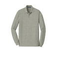 thumbnail image 3 of Port Authority Long Sleeve Solid Polo (Men's) 1 Pack, 3 of 4