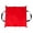 Red, variant on Throwable Cushion | US Guard (USCG) Approved Type 4 Basic Foam Cushion Preserver (White)