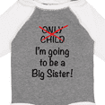 thumbnail image 4 of Inktastic I'm Going to Be a Big Sister Girls Long Sleeve Baby Bodysuit, 4 of 5