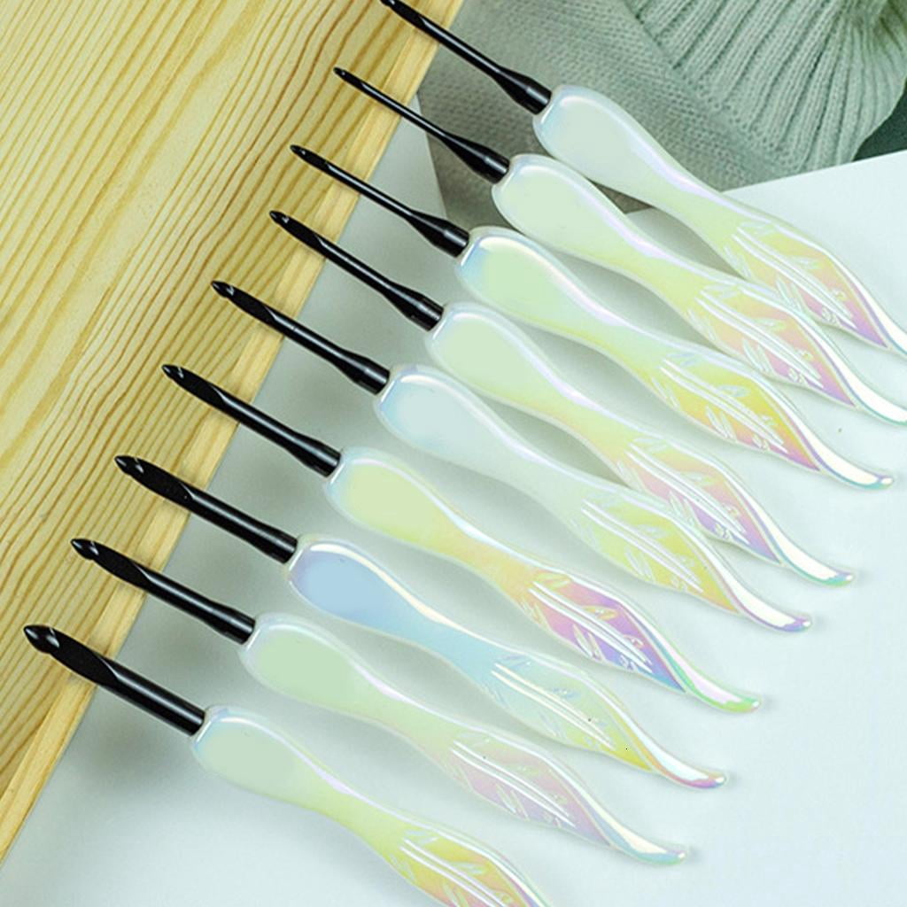 Giaone Crochet Hook Set In Aluminum With Large Handle For Easy Use By All Skill Levels Craft