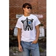 thumbnail image 4 of Skeleton Rib Cage Cute Set His Hers Men's Graphic T Shirt Tees Brisco Brands L, 4 of 7