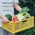 thumbnail image 3 of Folding Storage Box Basket Utility Cosmetic Container Desktop Green, 3 of 5