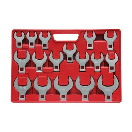 - 17pc GRIP Metric Jumbo Crow Foot Wrenches Set Crowfoot 20-46mm Open End MM 90152