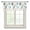 Bronze, variant on Middle Century Sheer Curtains Valances for Windows Boho Abstract Art Teal Orange Rhomboid Chiffon Kitchen Valances for Cafe, Voile Window Treatments Curtains for Living Room Bedroom, 54"x18"