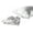 Argent, variante sur Swift Home Ensemble Cadeau Satiné 6 Pièces avec Taies d’Oreiller, Masque pour les Yeux et Chouchous, Argent