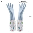 thumbnail image 3 of YAOMOBB Cleaning Gloves Cute Panda Pattern Dishwashing Gloves Waterproof Plush Housework Essential, 3 of 5