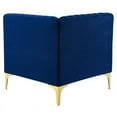 thumbnail image 6 of Modway Triumph Channel Performance Velvet Tufted Loveseat in Navy, 6 of 8