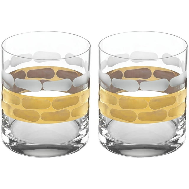 Michael Wainwright Truro Double Old Fashioned Set Of 2, Gold