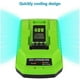 thumbnail image 4 of 40v Lithium Battery Charger For Greenworks 29482 G-max 40v Li-ion Battery 29472 29482 29652 G40825, 4 of 5