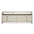 thumbnail image 3 of Michael Amini Menlo Station Contemporary TV Console - Ivory, 3 of 7