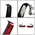 thumbnail image 4 of ALLTIMES Rear LED Saddlebag Lights for Harley Road Glide King 1996-2013, Brake Lights Driving Lights, Black Housing Red Lens, 4 of 7