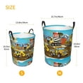 thumbnail image 3 of Picia Different Construction Site Vehicles Large Laundry Basket, Waterproof, Freestanding Laundry Hamper, Collapsible Tall Clothes Hamper with Extended Handles-, 3 of 8