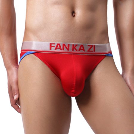

Men Sexy Middle Rise Briefs Breathable Bulge Pouch Panties Underwear Underpants