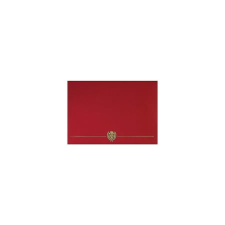 UPC: 0601952760372 | Great Papers Classic Crest 9.38 W x 12 L Certificate Covers Red 903031S