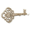 thumbnail image 3 of Large Skeleton Key Wall Hooks | Rustic Vintage Cast Iron Wall Decor, 3 of 6
