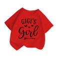 thumbnail image 3 of LUOGENLI T Shirts Valentine's Day for Girls 6-7 Kid Girls Cute Graphic Round Neck Short Sleeve Tee Summer Casual T Shirt Girls St. Patrick's Day T Shirts Size 8 Tie Dye Red 8-9 Years, 3 of 5