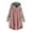 10Pink, variant on Winter Coats for Women Fuzzy Fleece Jacket Warm Hooded Color Block Patchwork Cardigans Coat Outerwear with Pocket S-5xl Sales