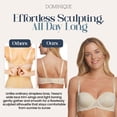 thumbnail image 6 of Dominique Tessa Lace Strapless Bra #7402 – Full Figure Convertible Bra with Spacer Cups & Lace Wings - Lingerie for Women, 6 of 6