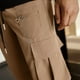 thumbnail image 4 of Pantalones cargo de longitud completa para hombre, deportivos, informales, con bolsillo, cordón y cremallera, color liso, cintura elástica, 4 of 8