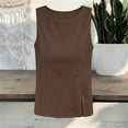 thumbnail image 4 of Admvng Womens Scoop Neck Casual Tank Tops Sleeveless Summer Loose Fit Blouses, 4 of 9