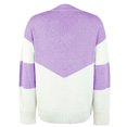 thumbnail image 4 of Gibobby Sueter para mujer Suéter informal cómodo con cuello en V y bloque de color para mujer para otoño e invierno(Morado,CH), 4 of 5