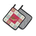 thumbnail image 2 of Carolines Treasures CK5527PTHD Garden Snail Pair of Pot Holders, Red, 7.5HX7.5W, multicolor, 2 of 4
