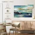 thumbnail image 5 of Elephant Stock Sea Isle I Wall Art - Horizontal Canvas Wall Art - Living Room Wall Decor - Abstract Canvas - Blue And Turquoise Decor By Nan - 24" x 16", 5 of 7